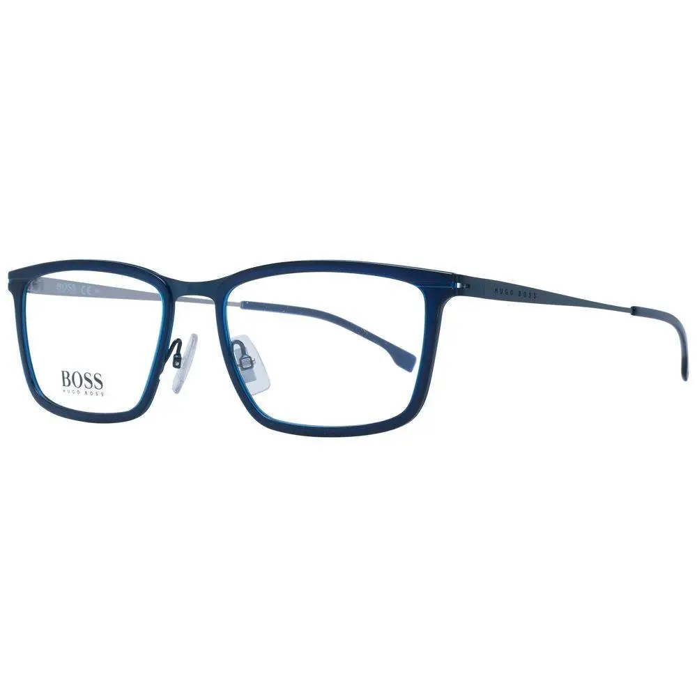 Hugo Boss Blue Stainless Steel Glasses Frames
