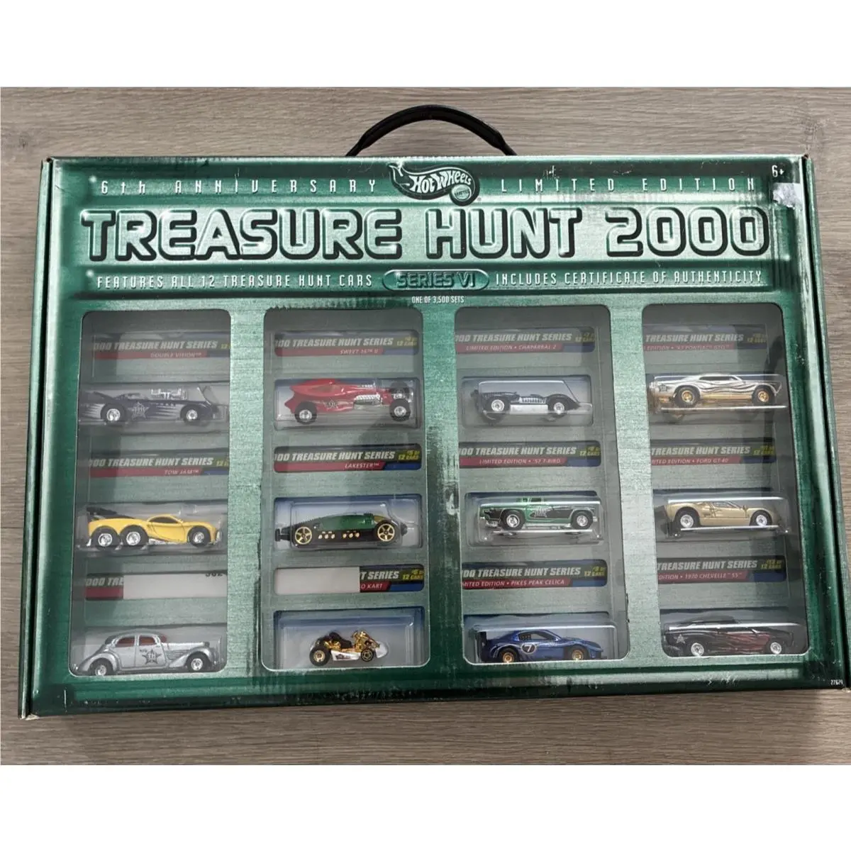 2000 Hot Wheels J.c. Penney Treasure Hunt Set Of 12 Limited Edition 1 Of 3500