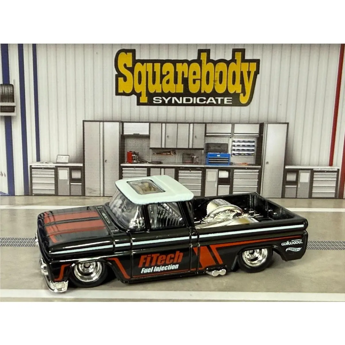 2026 Hot Wheels 1962 62 Chevy Truck Black Fitech Unspun Unreleased Mainline Vhtf