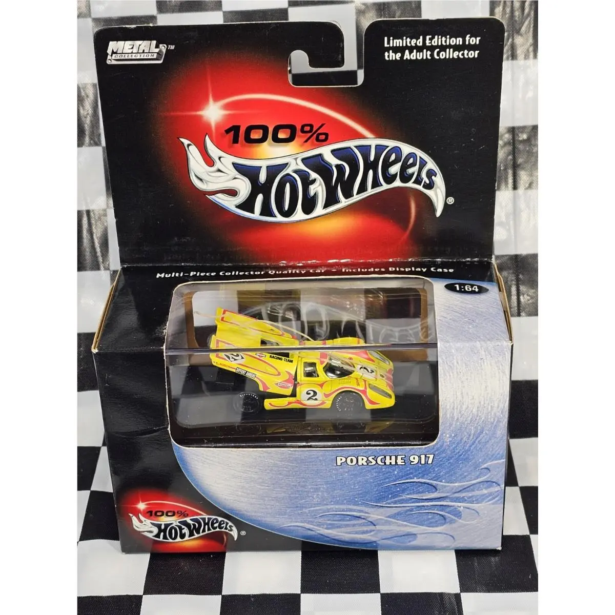 Hot Wheels Porsche 917 Yellow Black Box Limited Edition 2 917K Race