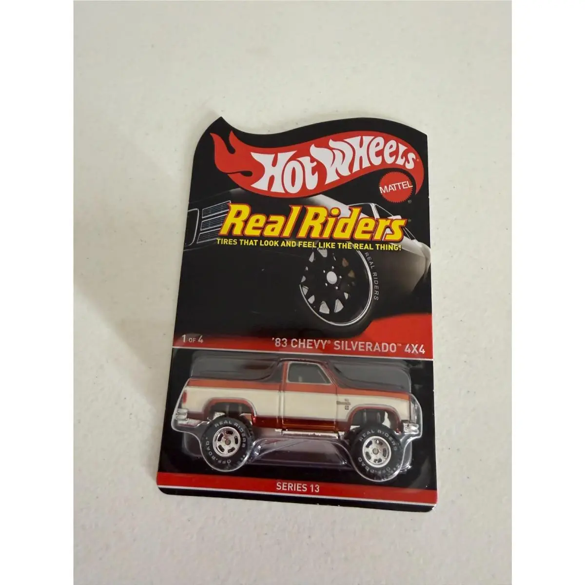 Hot Wheels Real Riders `83 Chevy Silverado 4X4 Series 13 2042/4000 Htf AG8
