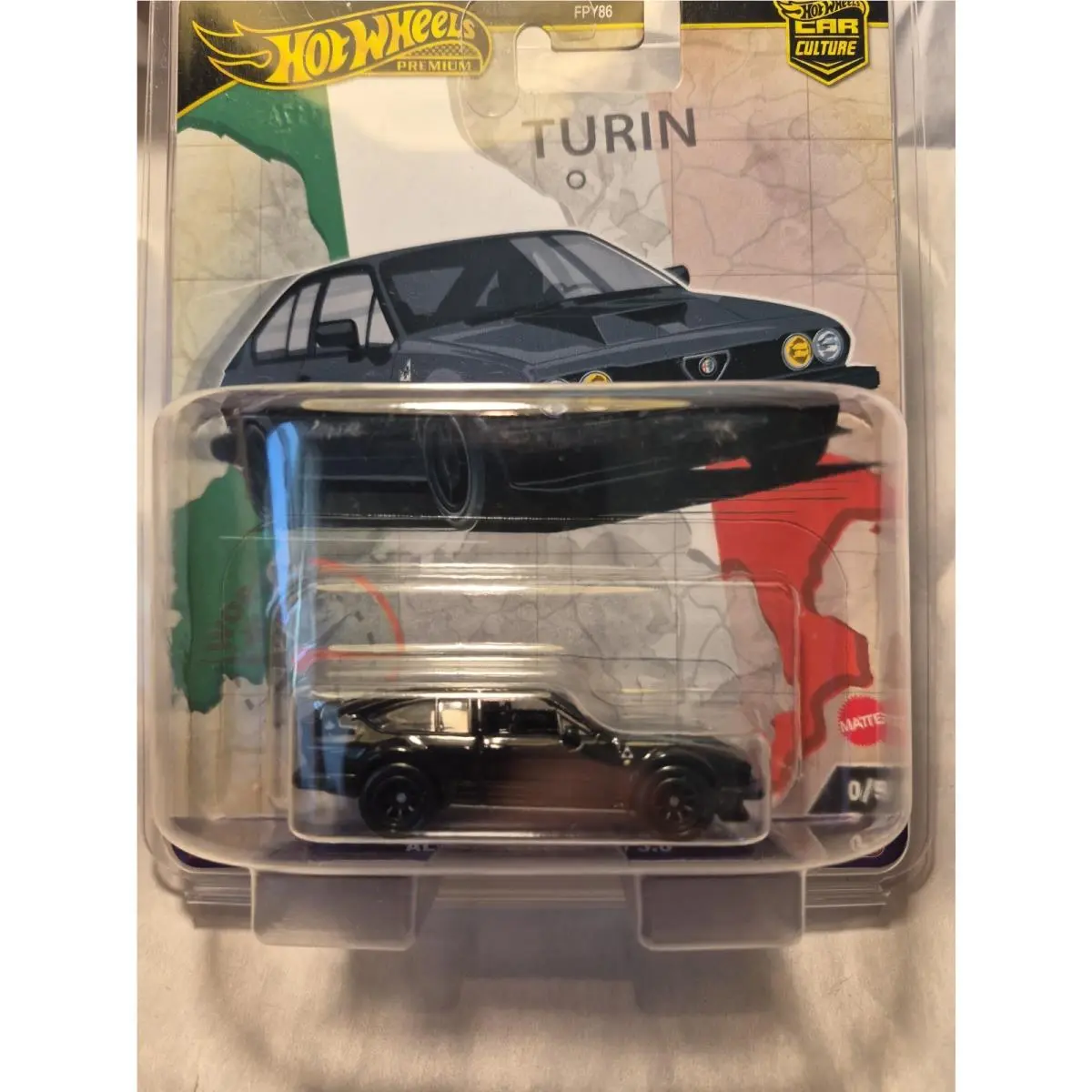 Chase Hot Wheels 2024 Car Culture Alfa Romeo GTV6 3.0 World Tour w/ Protec. T8