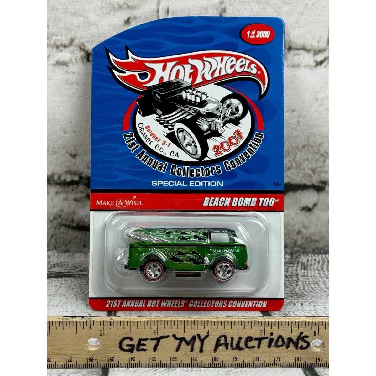 Hot Wheels Volkswagen Beach Bomb Too 2007 21st Convention Redline 1of 3000 Mint