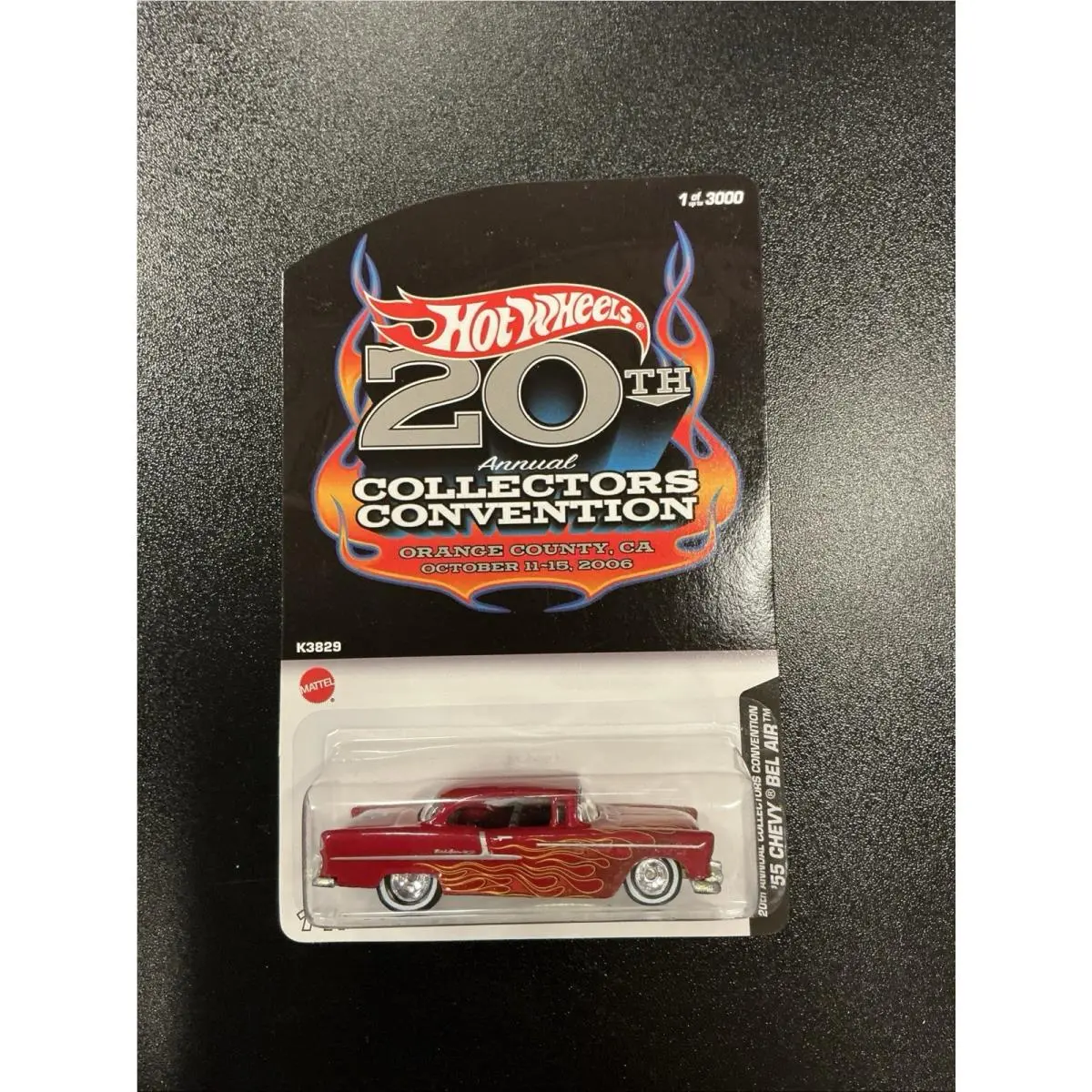 Hot Wheels 55 Chevy Bel Air 2006 20th Annual Collectors Convention Car 1 of 3000