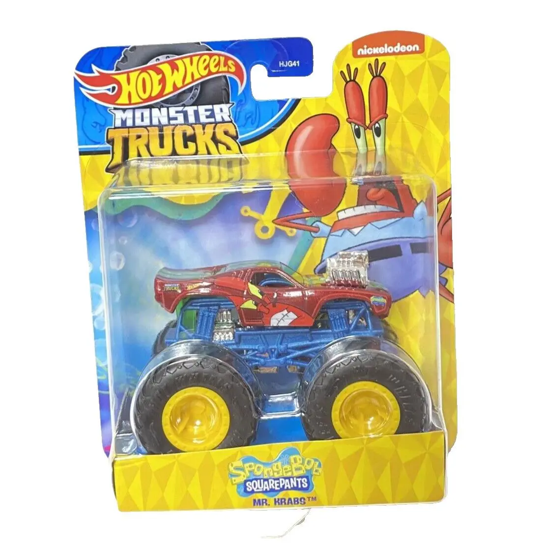 Spongebob Squarepants Mr. Krabs Hot Wheels Monster Truck Bikini Bottom Krusty