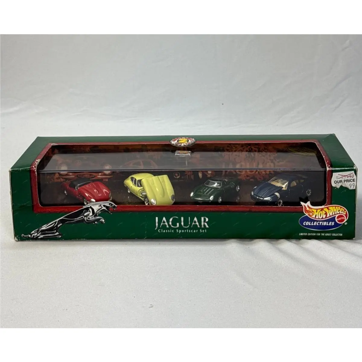 Mattel Hot Wheels Collectibles Jaguar Classic Sportscar Set 4 Car