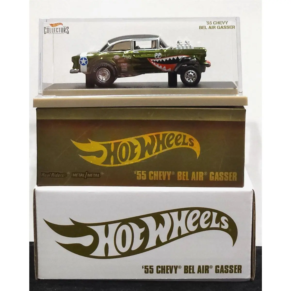 Hot Wheels 55 1955 Chevy Bel Air Gasser 2019 Rlc Flying Tiger Car 06866/12000