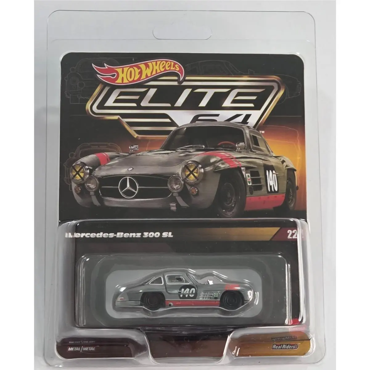 Mercedes-benz 300 SL JNF05 Hot Wheels Elite 64 22 with Gull Wing Doors
