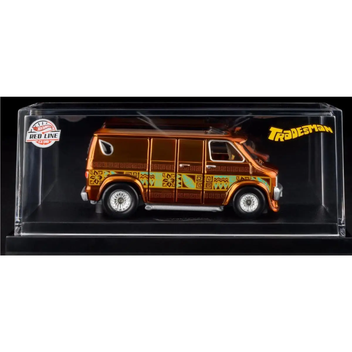 Hot Wheels Rlc Exclusive 70s Dodge Tradesman Van Tiki Surf Rootbeer