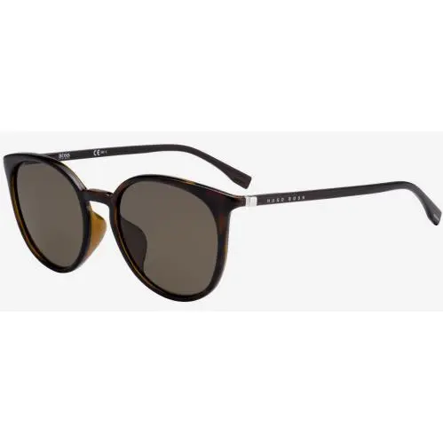 Hugo Boss Sunglasses 0990 56-21-145 Shy Havana Matte Brn Asian Fit 0990/FS-086