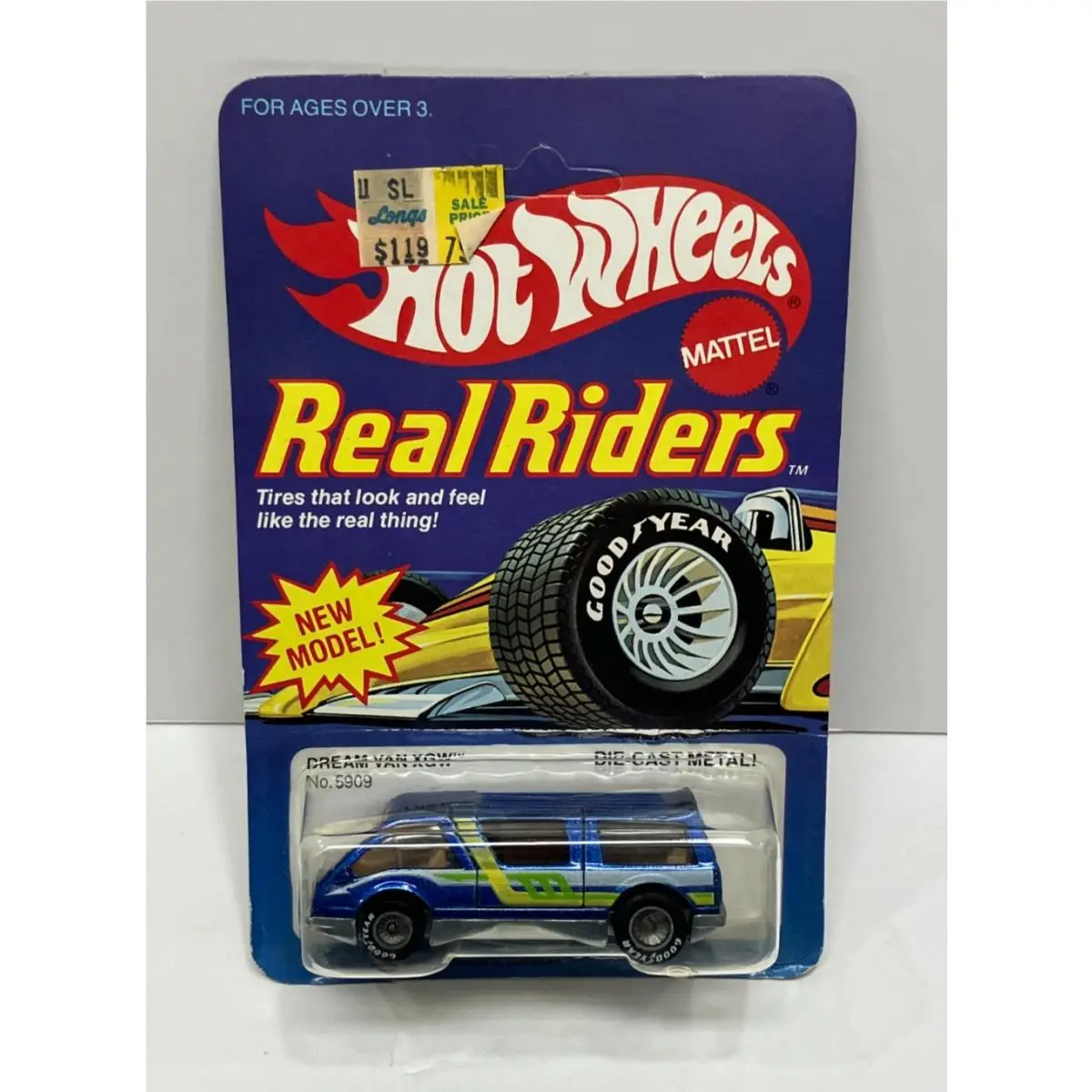 1983 Hot Wheels Real Riders Dream Van Xgw No. 5909 - Unpunched