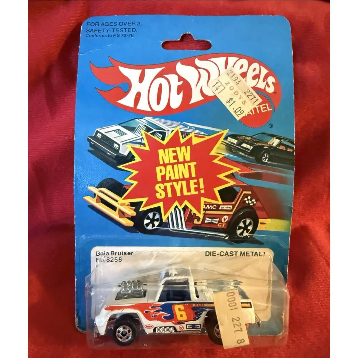 Vtg Hot Wheels Die Cast Metal Car 1981 Mattel Baja Bruiser 8258