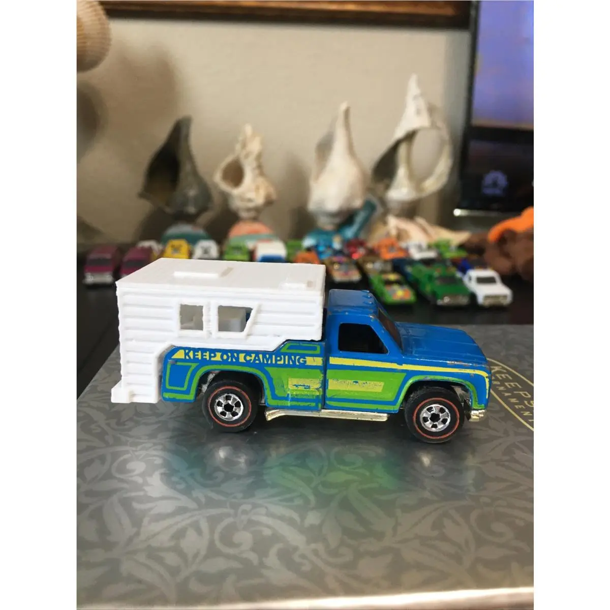 1975 Hot Wheels Redline Backwoods Bomb Flying Colors Keep ON Camping