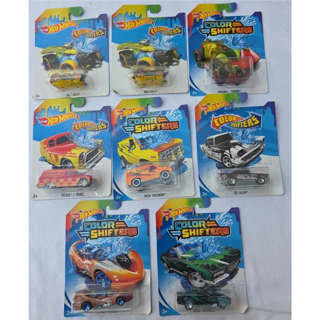 Hot Wheels Color Shifters 8 Car Pack Bundle - Rare Cars