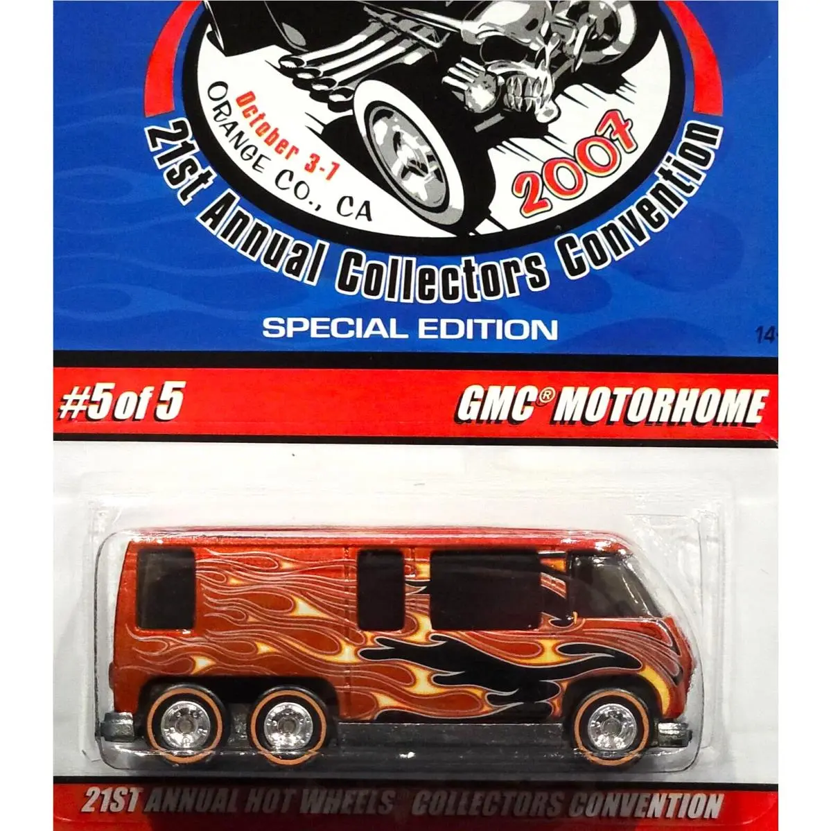 Hot Wheels Gmc Motorhome 2007 21st Convention Car /2000 Larry Wood Autograph