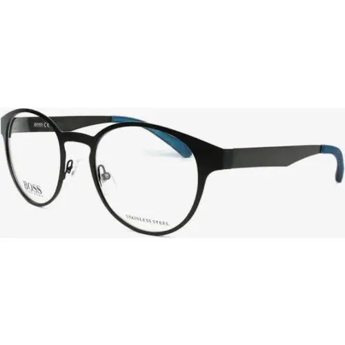 Hugo Boss Eyeglasses 0872 50-20-145 Matte Black Blue 0872-00MB-50MM