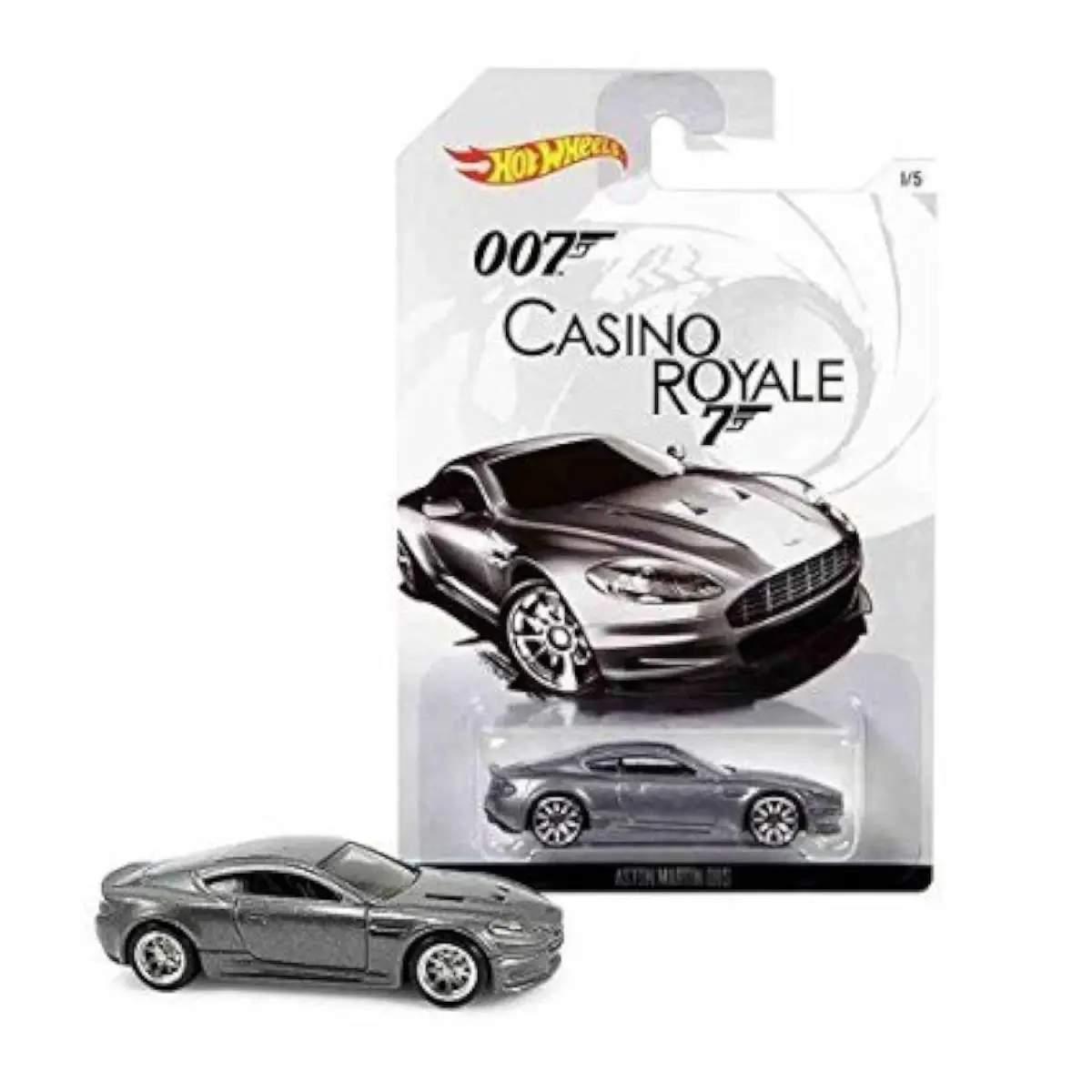 Hot Wheels 2015 Exclusive James Bond 007 Casino Royale Aston Martin Dbs Silver