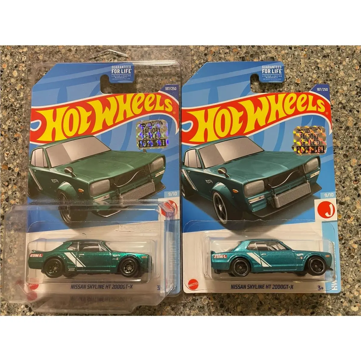 2022 Hot Wheels Nissan Skyline HT 2000GTX Super Treasure Hunt Factory Seal Set 2