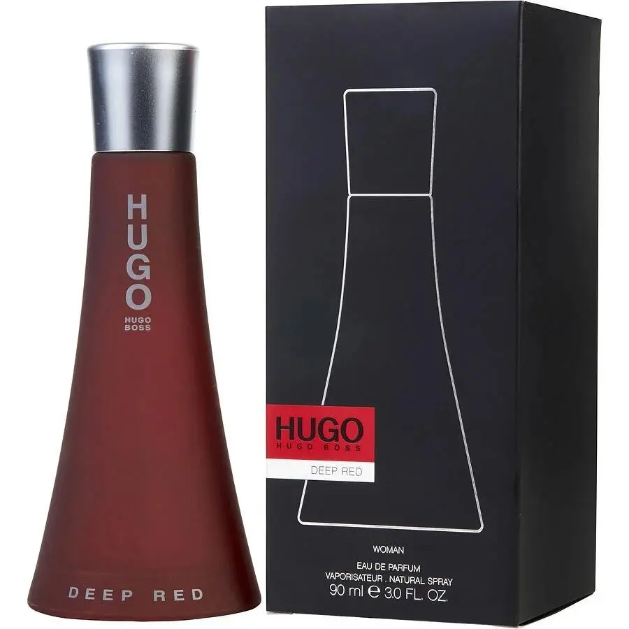 Hugo Deep Red by Hugo Boss 3 oz Edp Spray For Women No Cello