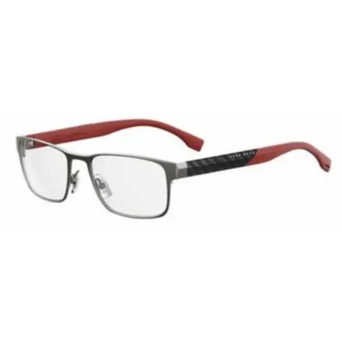 Hugo Boss Eyeglasses 0881 56-19-145 Matte Gunmetal Matte Red 0881-KCV