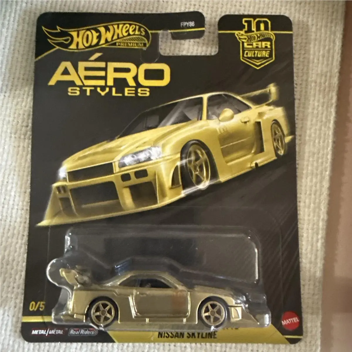 Hot Wheels Aero Styles Gold Lbwk LB-ER34 Super Silhouette Nice