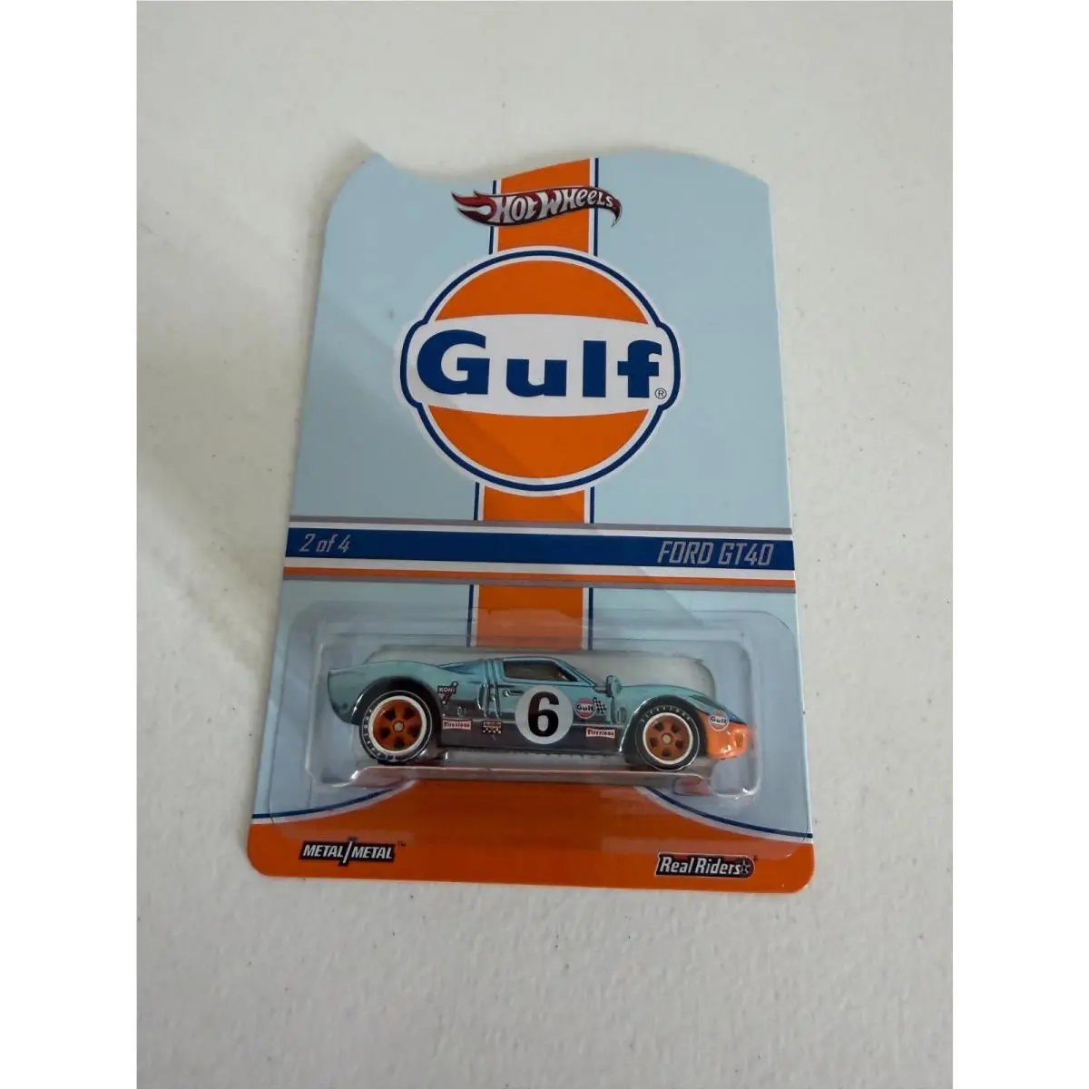 2013 Hot Wheels Gulf Ford GT40 Collectors Red Line Club Hwc Rlc 872/4000 AG8