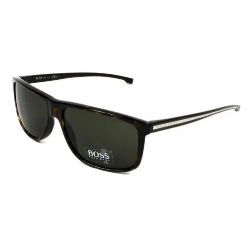 Hugo Boss Sunglasses 0875 60-15-140 Shiny Dark Havana Silver 0875/-P0I