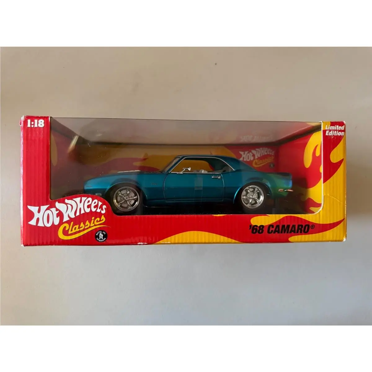Hot Wheels Classics Limited Edition `68 Camaro Metallic Blue 1:18 BC9
