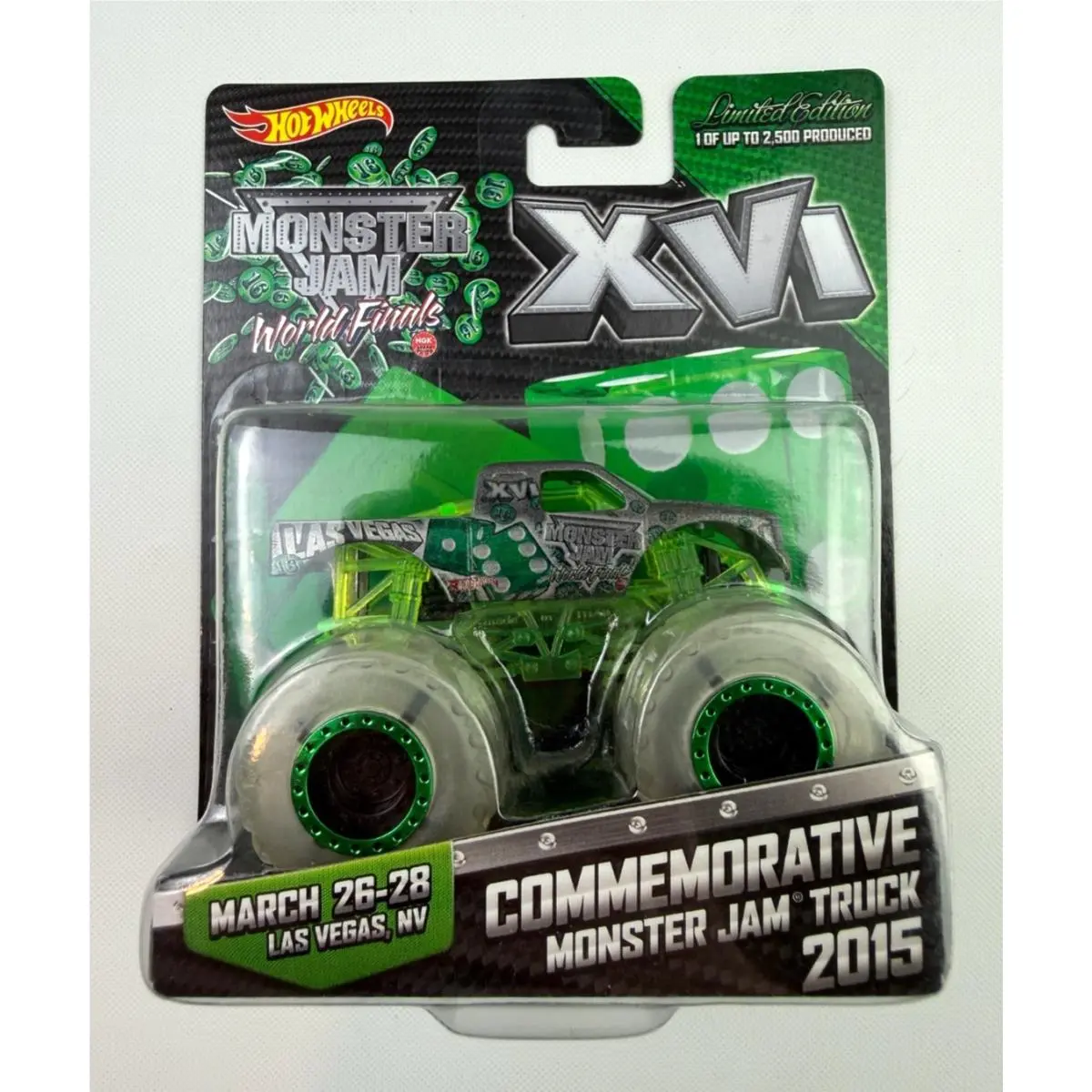 Hot Wheels Monster Jam 1:64 World Finals Xvi 2015 Limited Ed 1:64 Truck