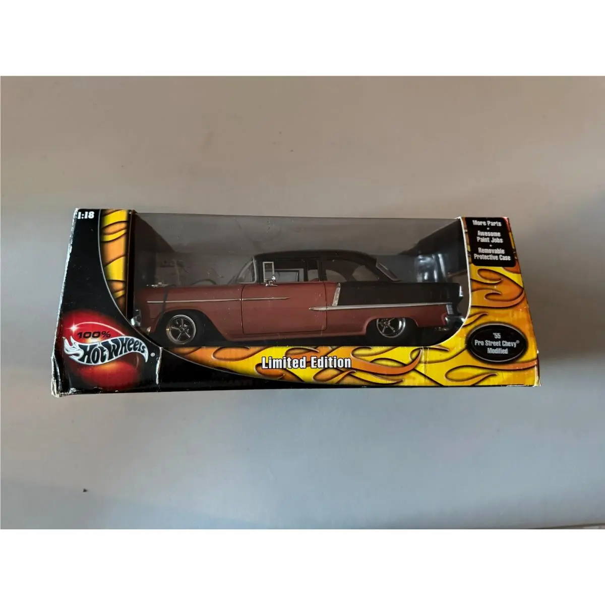 Hot Wheels Limited Edition `55 Pro Street Chevy Modified 1:18 BD2