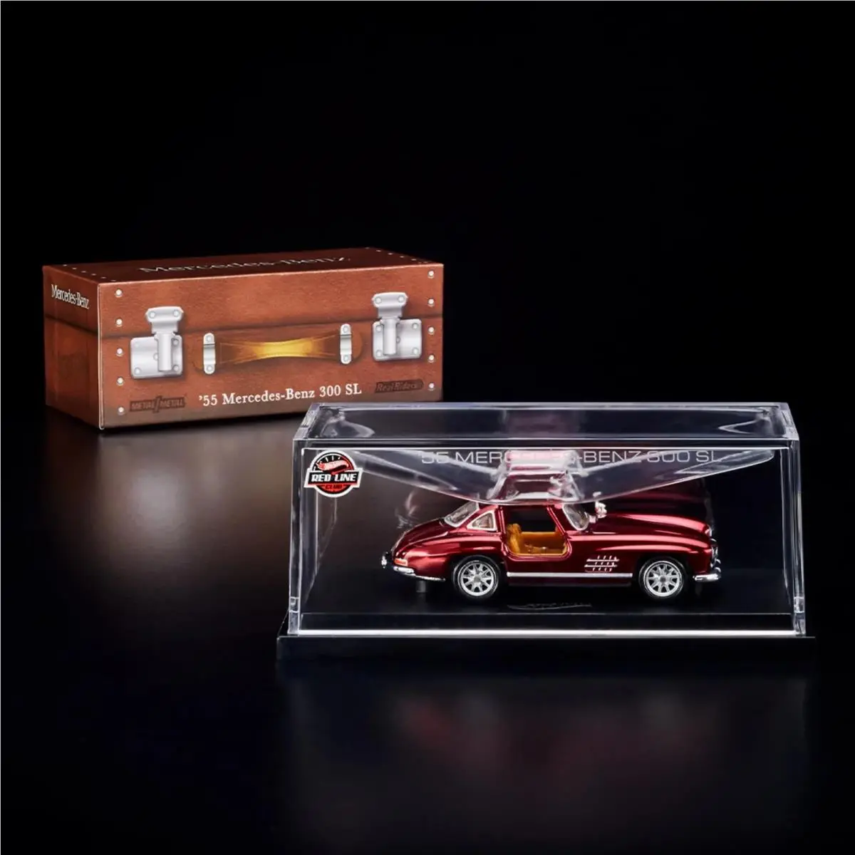 Hot Wheels Rlc Exclusive ‘55 Mercedes-benz 300 SL Oxblood Red