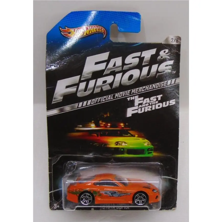2012 Hot Wheels Fast Furious Toyota Supra 1:64 2/8 Movie Merchandise