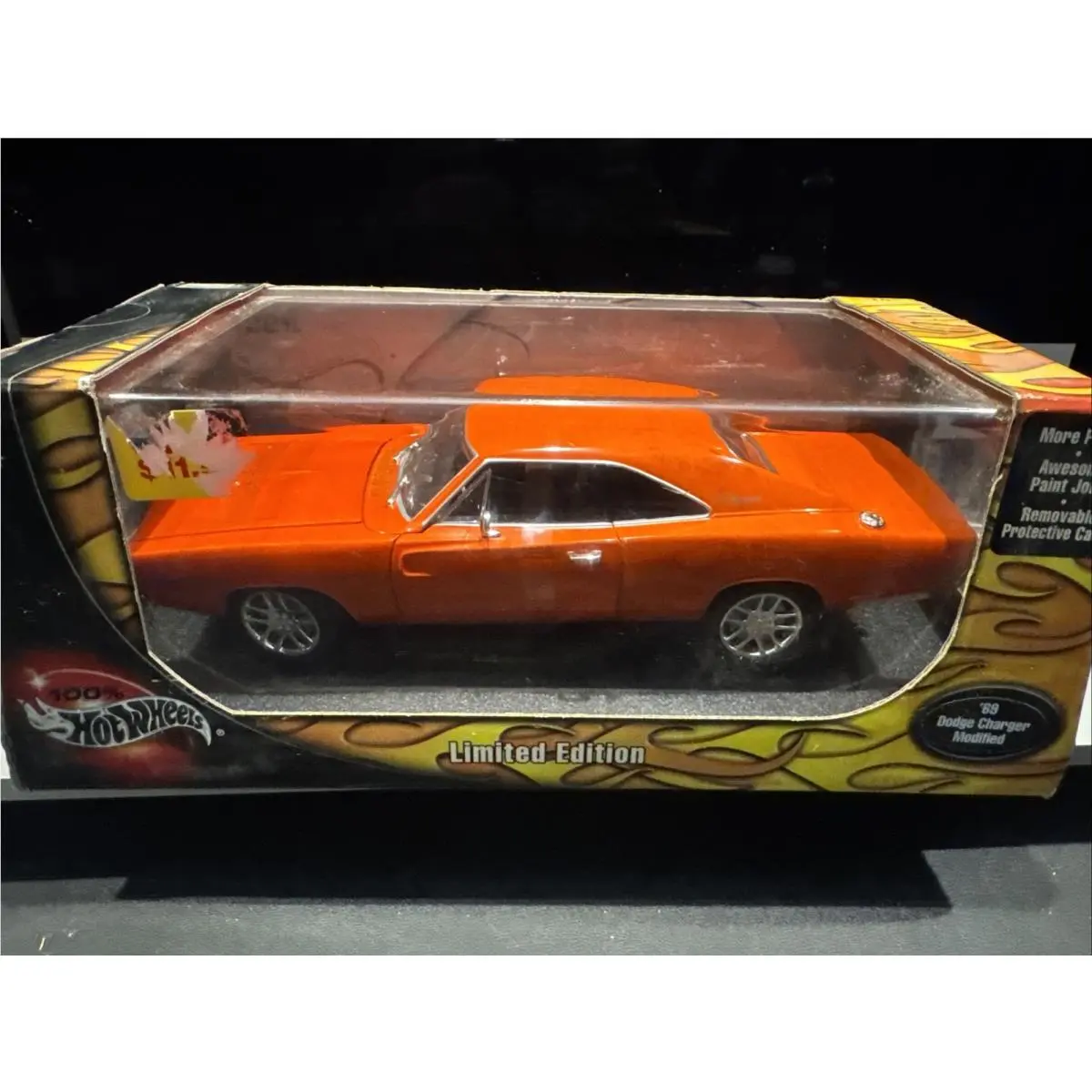 1/18 Scale 1969 Dodge Charger Modified with Flame BY Hot Wheels