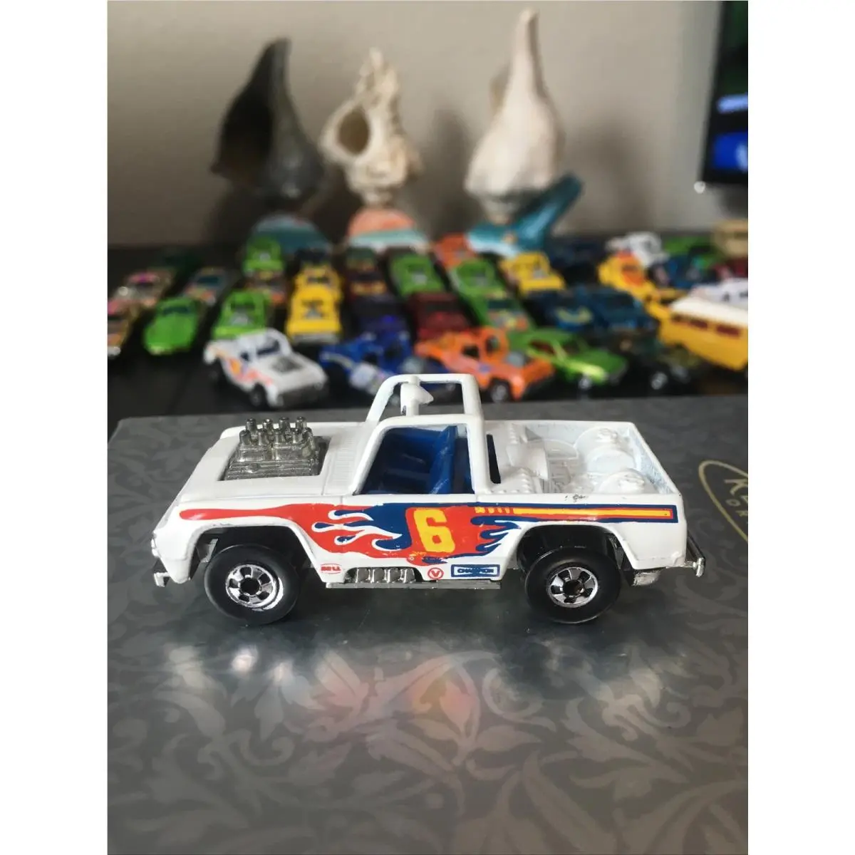 ⭐ 1973 Hot Wheels Flying Baja Bruiser Beautiful White