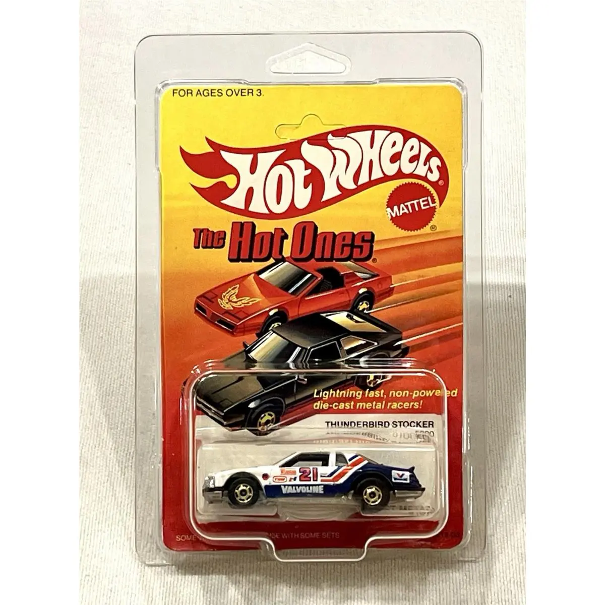1980’s Hot Wheels Hot Ones Valvoline Thunderbird Stocker Unpunched Moc 5900
