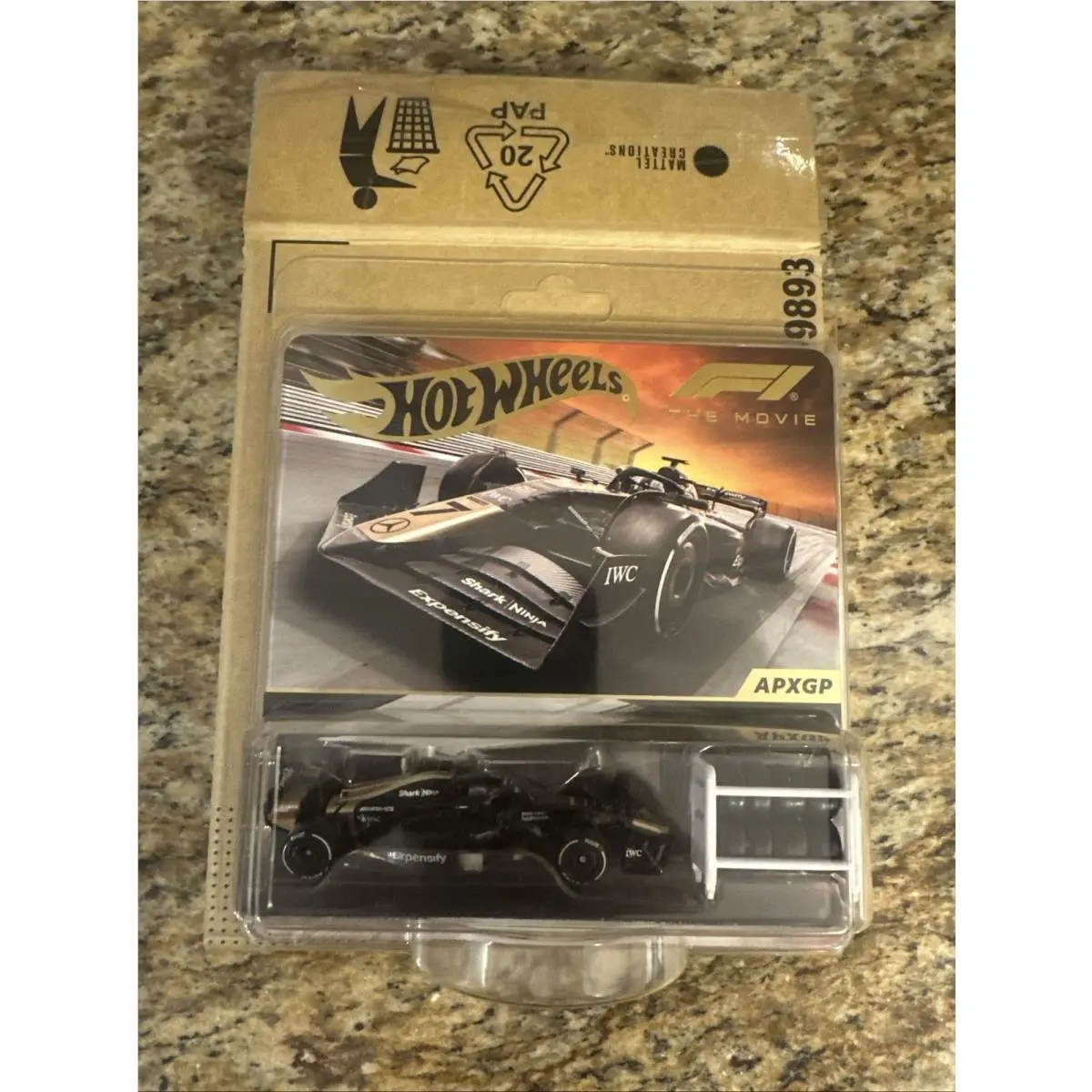 Hot Wheels x F1 The Movie Vehicle Apxgp 1:64 Diecast Car Mattel