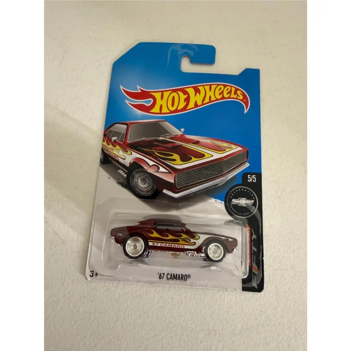 2017 Hot Wheels Super Treasure Hunt Sth `67 Chevy Camaro AG8
