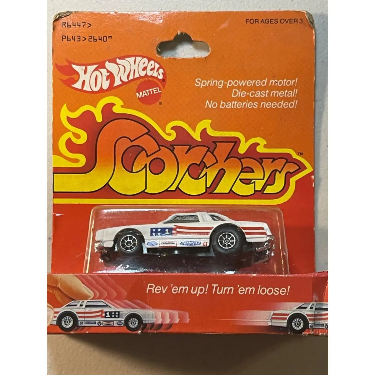 Vintage Hot Wheels Scorchers White Thunder 1 1978 Hong Kong