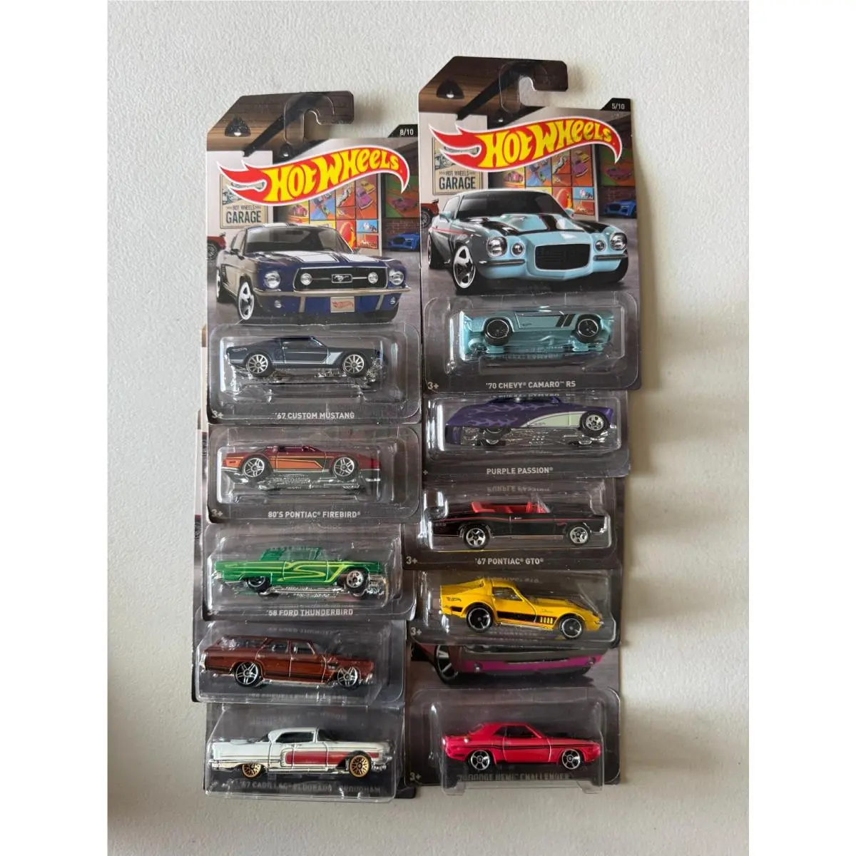Hot Wheels 2016 Walmart Garage Set of 10 Exclusive Cars BB2