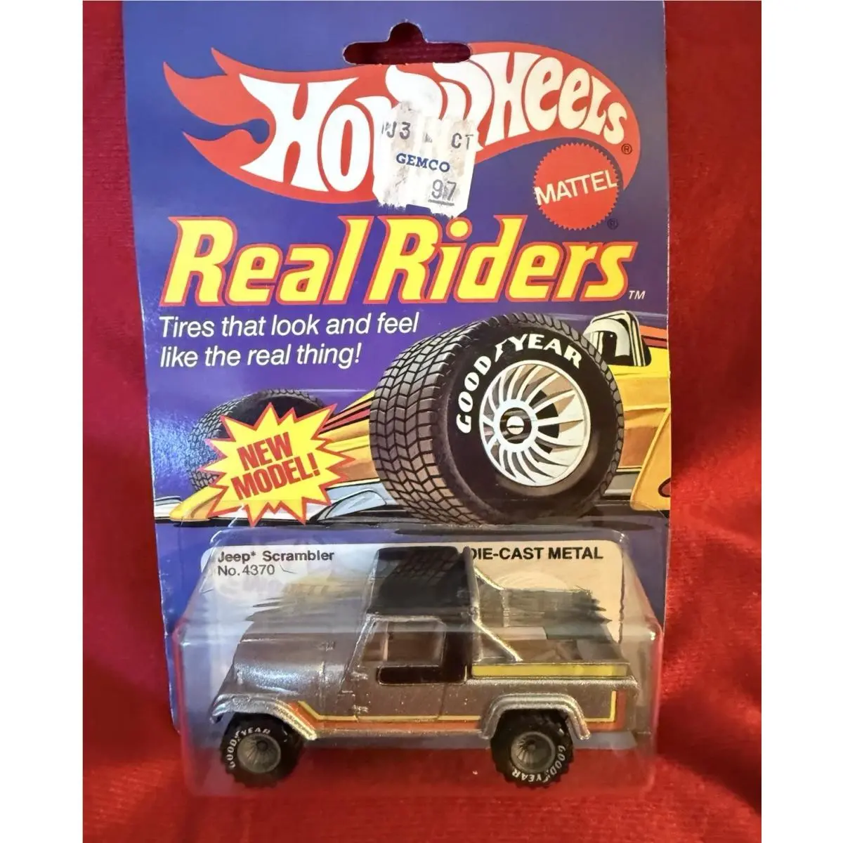 Vtg Hot Wheels Die Cast Metal Car 1982 Mattel Jeep Scrambler 4370 Silver