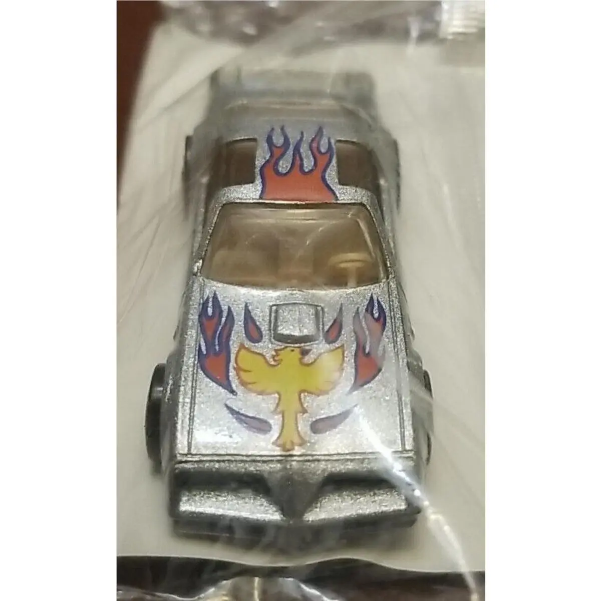 1990 Hot Wheels Mcdonald Test 3 Hot Bird Silver Pontiac Firebird Mip Rare