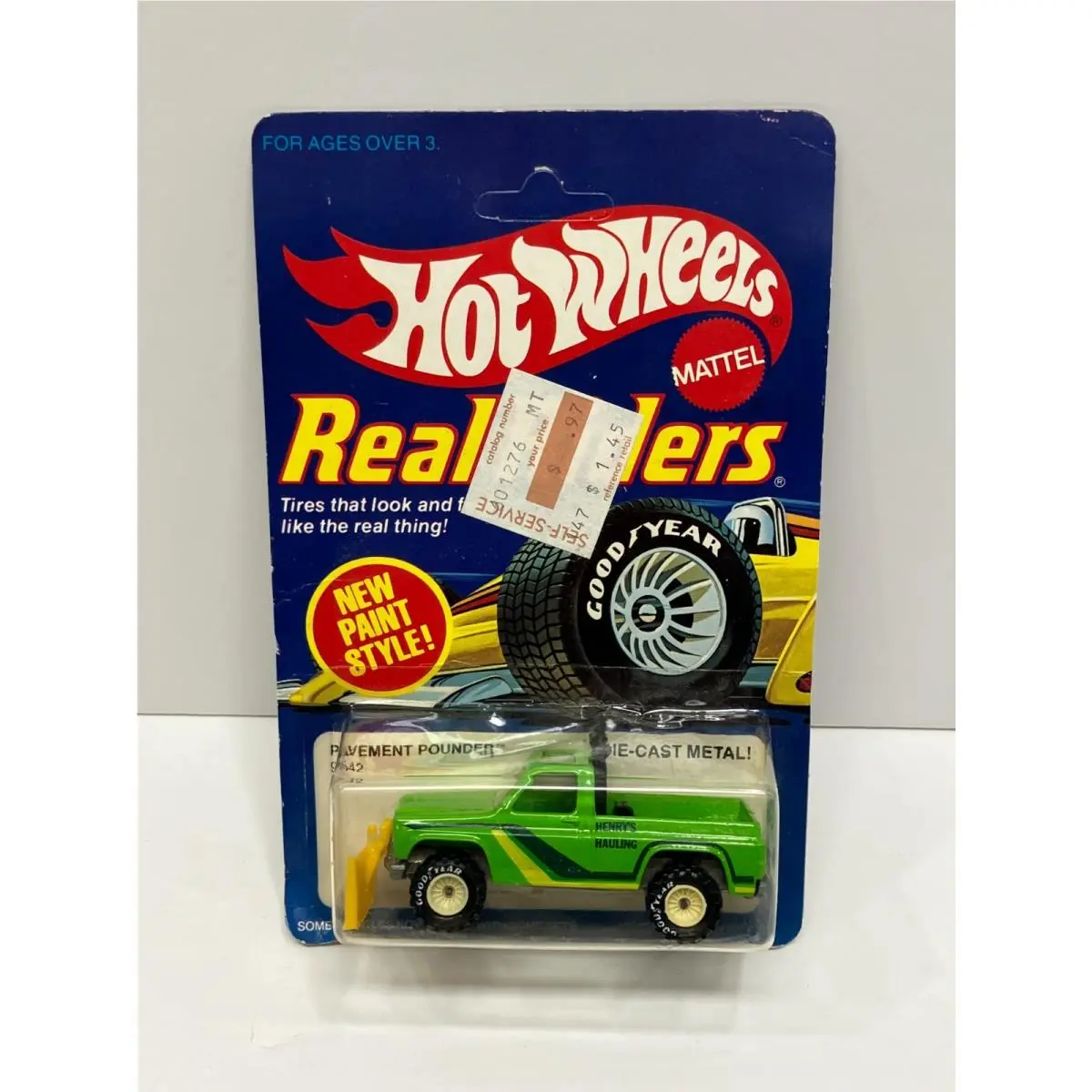 1982 Hot Wheels Real Riders Pavement Pounder 4X4 Silverado No. 9542