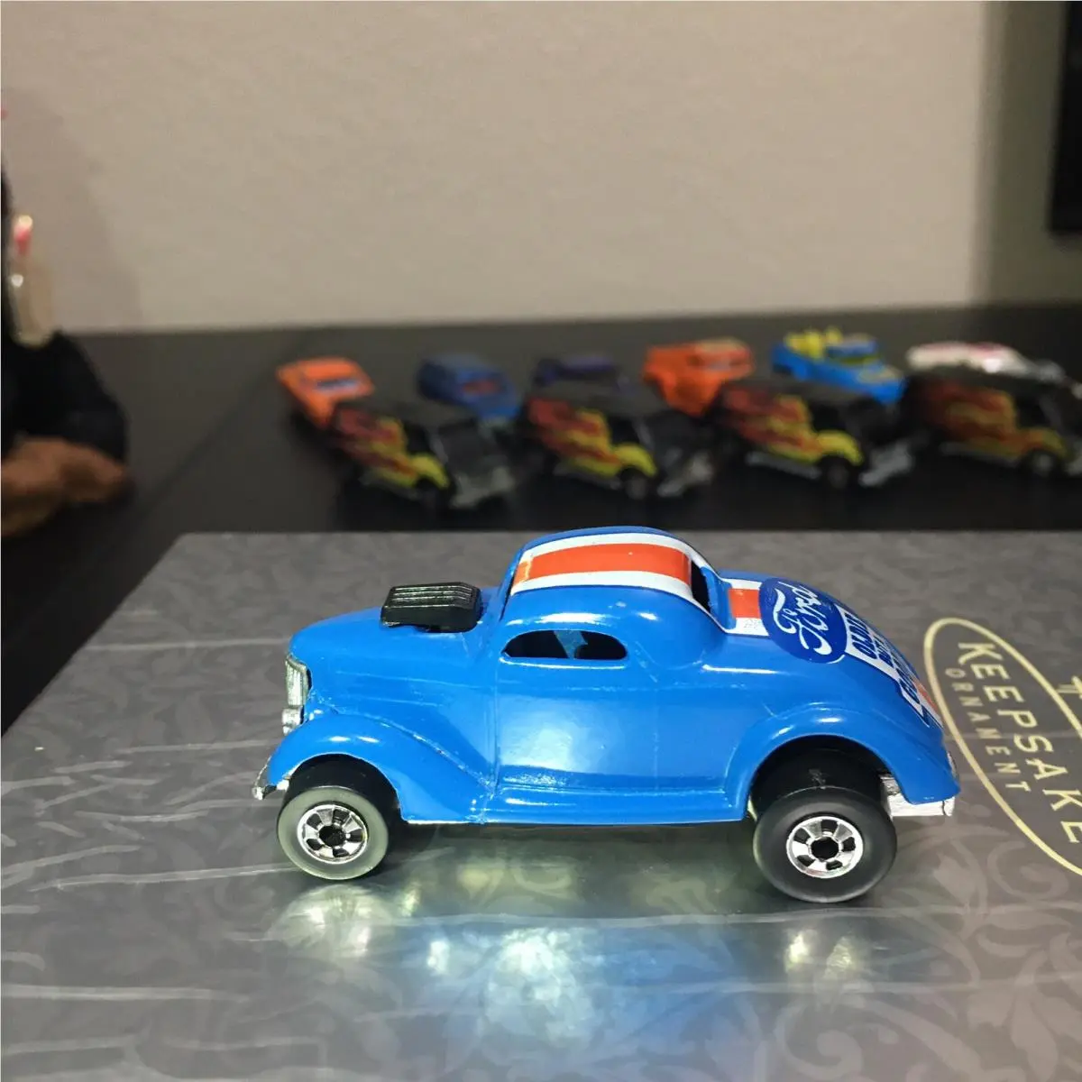 ⬜ Vintage Hot Wheels Neet Streeter 1976 Flying Colors Baby Blue