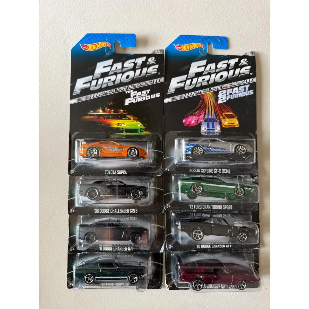 Hot Wheels Walmart Exclusive 2014 Fast Furious Complete 8 Car Set F44