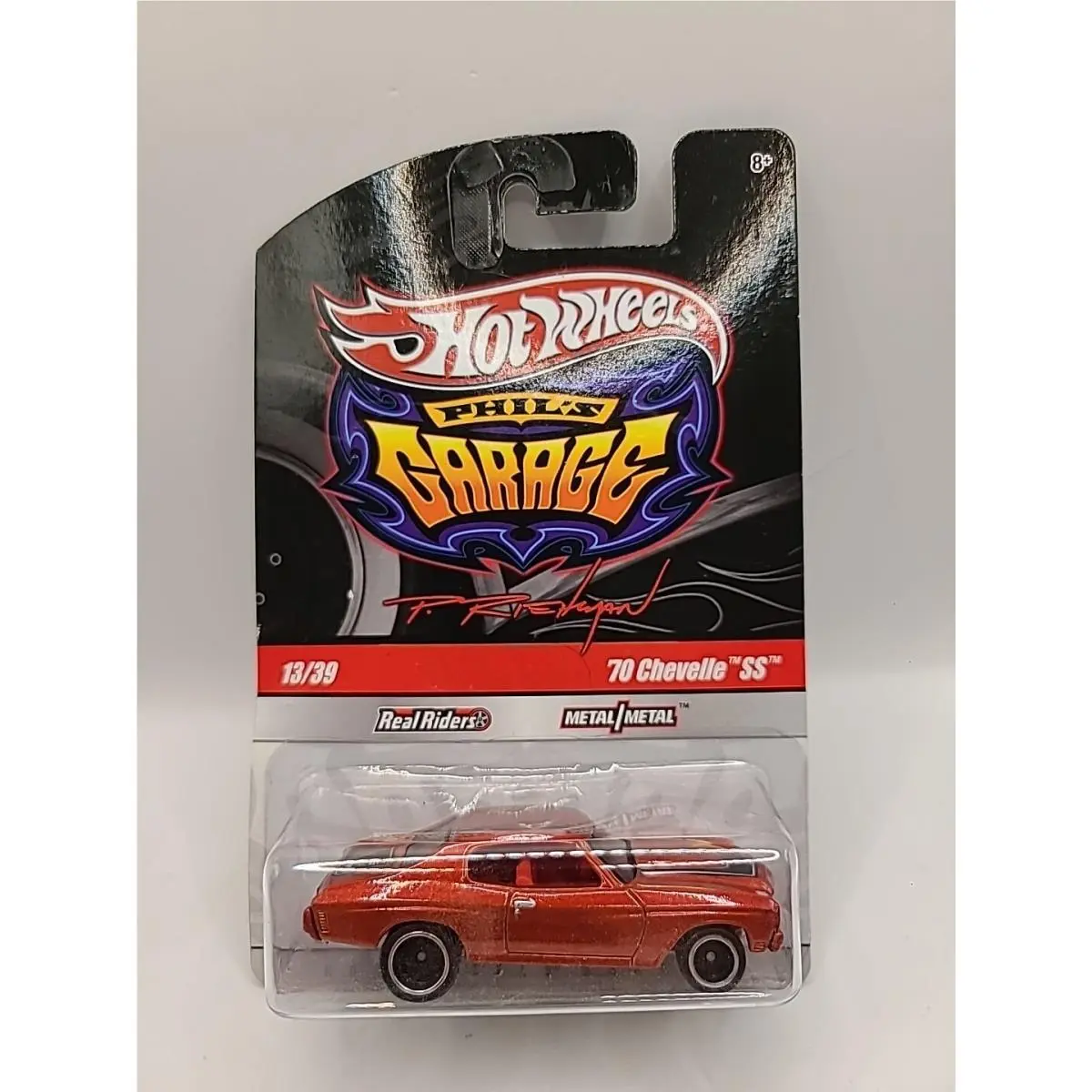 Hot Wheels Phils Garage Orange `70 Chevelle SS Chase W/ Initials See Pics