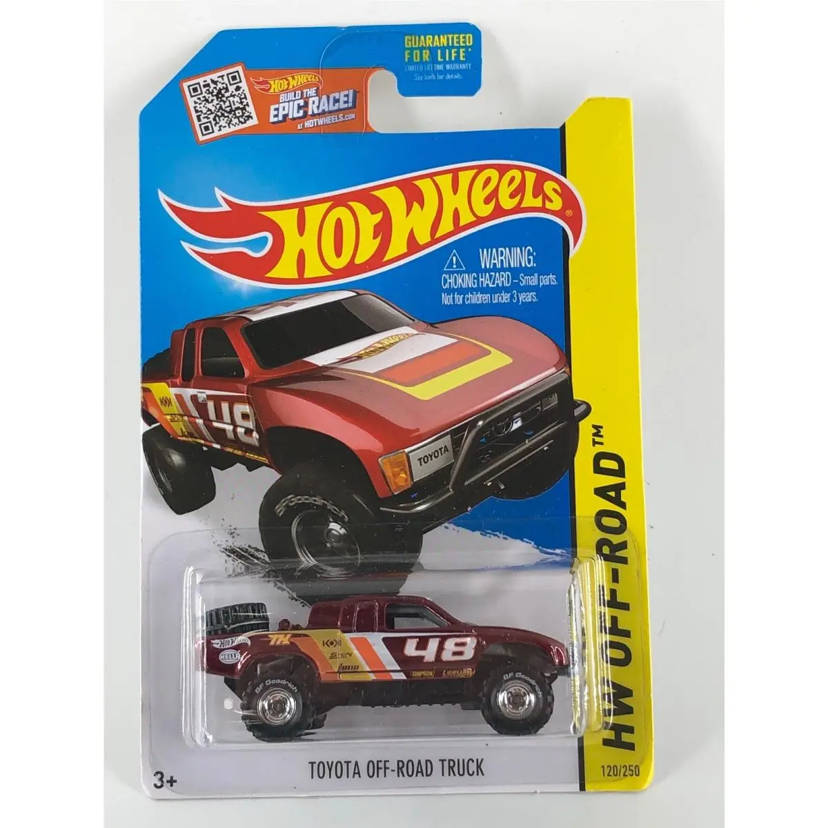 Hot Wheels Toyota Off-road Truck Red 2015 Super Hunt HW Off-road 120/250
