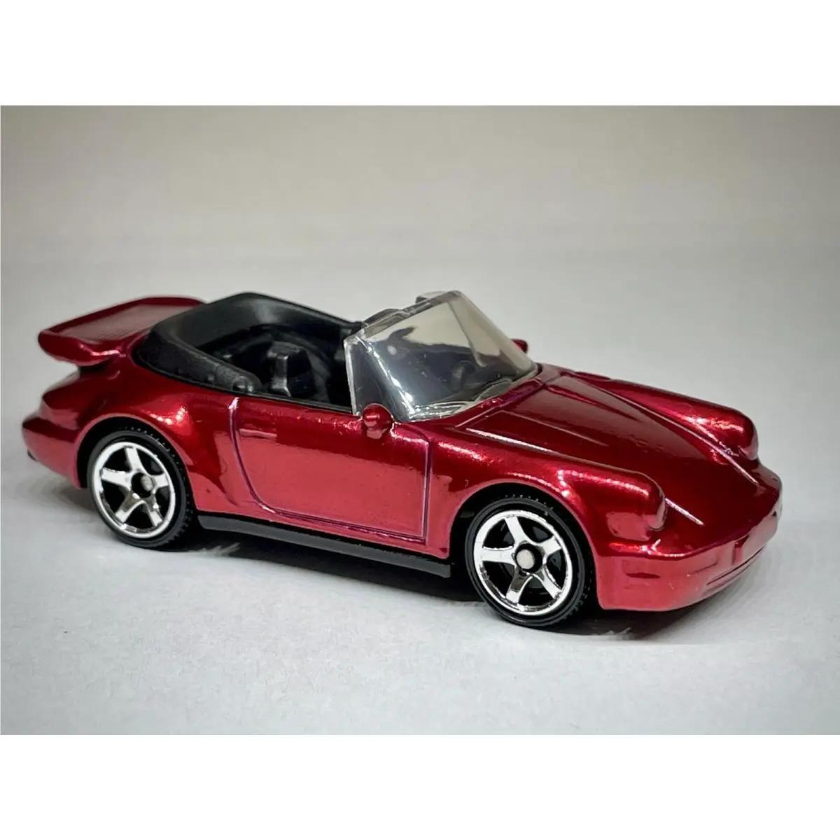 Hot Wheels Porsche 911 Turbo Cabriolet Custom Made Spectraflame Red