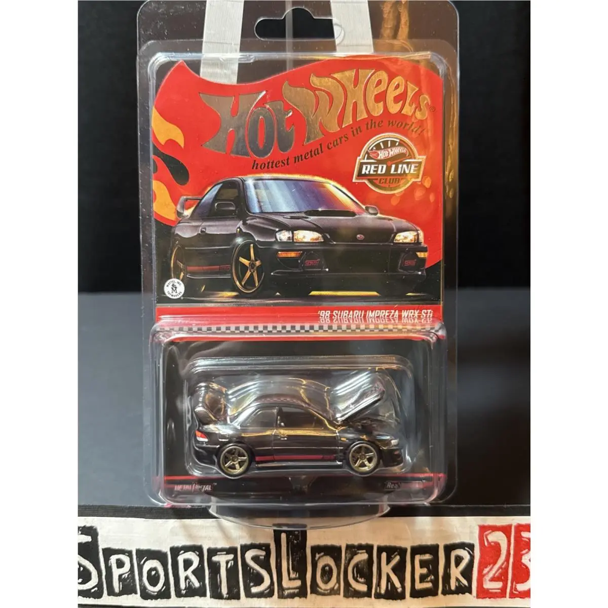 2026 Hot Wheels Rlc Collectors Exclusive - 1998 Subaru Impreza Wrx Sti Black