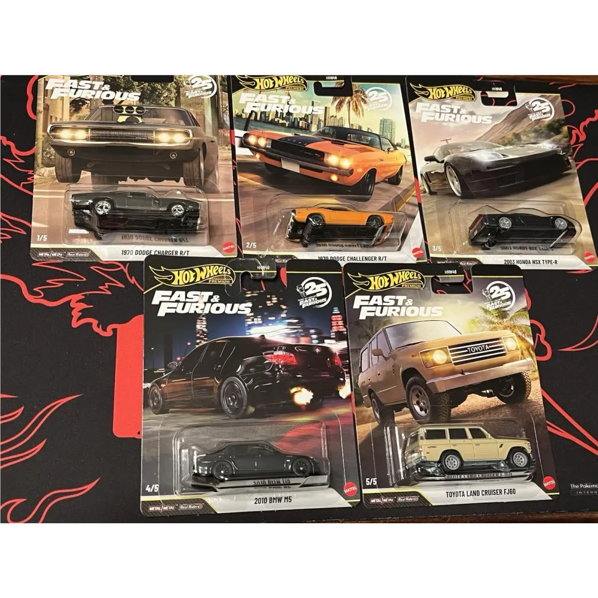 Hot Wheels Premium - Fast and Furious 2026 Mix 3 - Set Of 5 - 1970 Charger