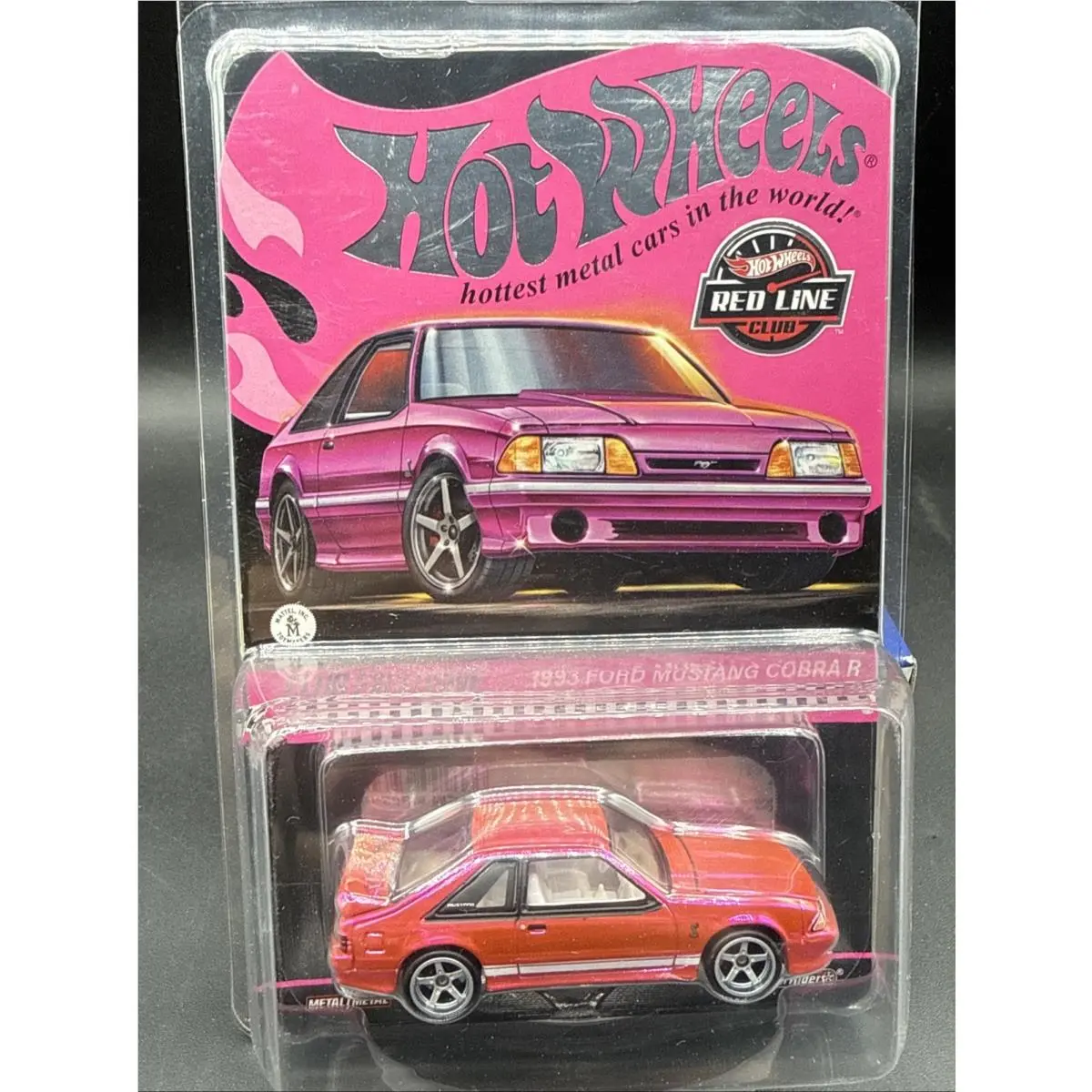 2024 Hot Wheels Redline Clube Exclusive Rlc Pink 1993 Ford Mustang Cobra R 38th